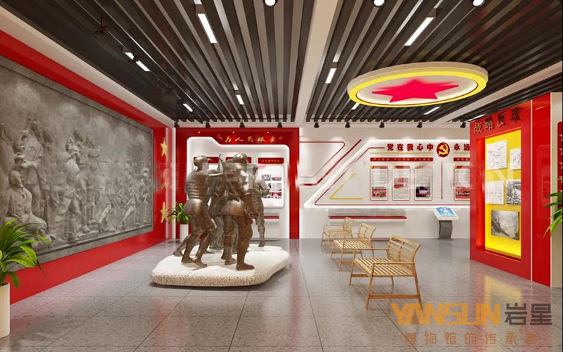 巖星建設(shè)|黨建展廳設(shè)計(jì)案例欣賞插圖