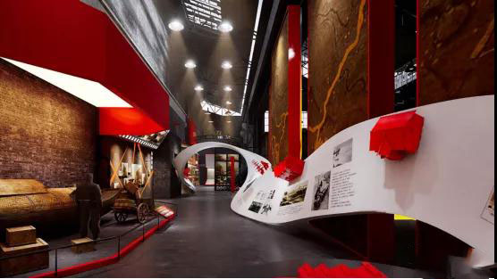 誰(shuí)說(shuō)黨建紅色館都是土味館？真正以現(xiàn)代，科技于一體的紅色黨建展館設(shè)計(jì)欣賞插圖(4)