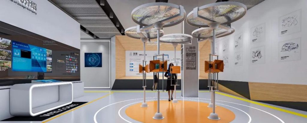 現(xiàn)代展館設(shè)計(jì)從形狀造型、主題、多維以及時(shí)效四個(gè)方面去考慮插圖