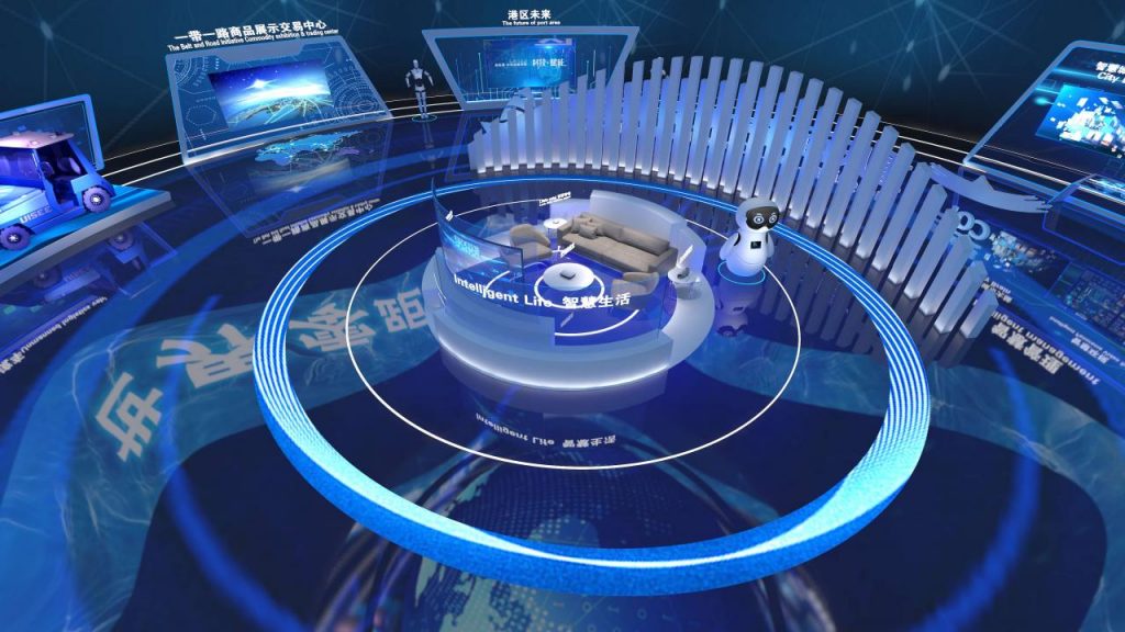 展廳展館設計中智能3D全息風扇屏幕的優勢插圖