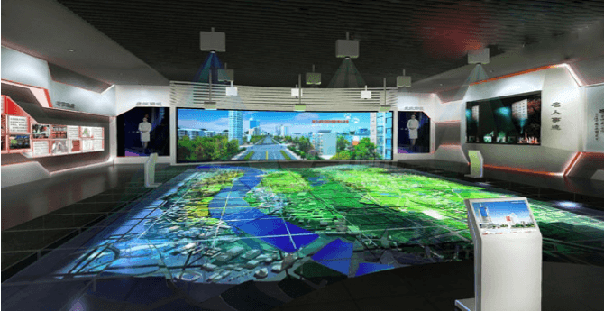 ?展廳設計中的電子投影沙盤是什么？插圖(2)