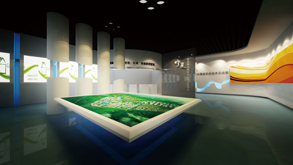 農業科技感展廳設計理念需要突出展廳的主題風格插圖